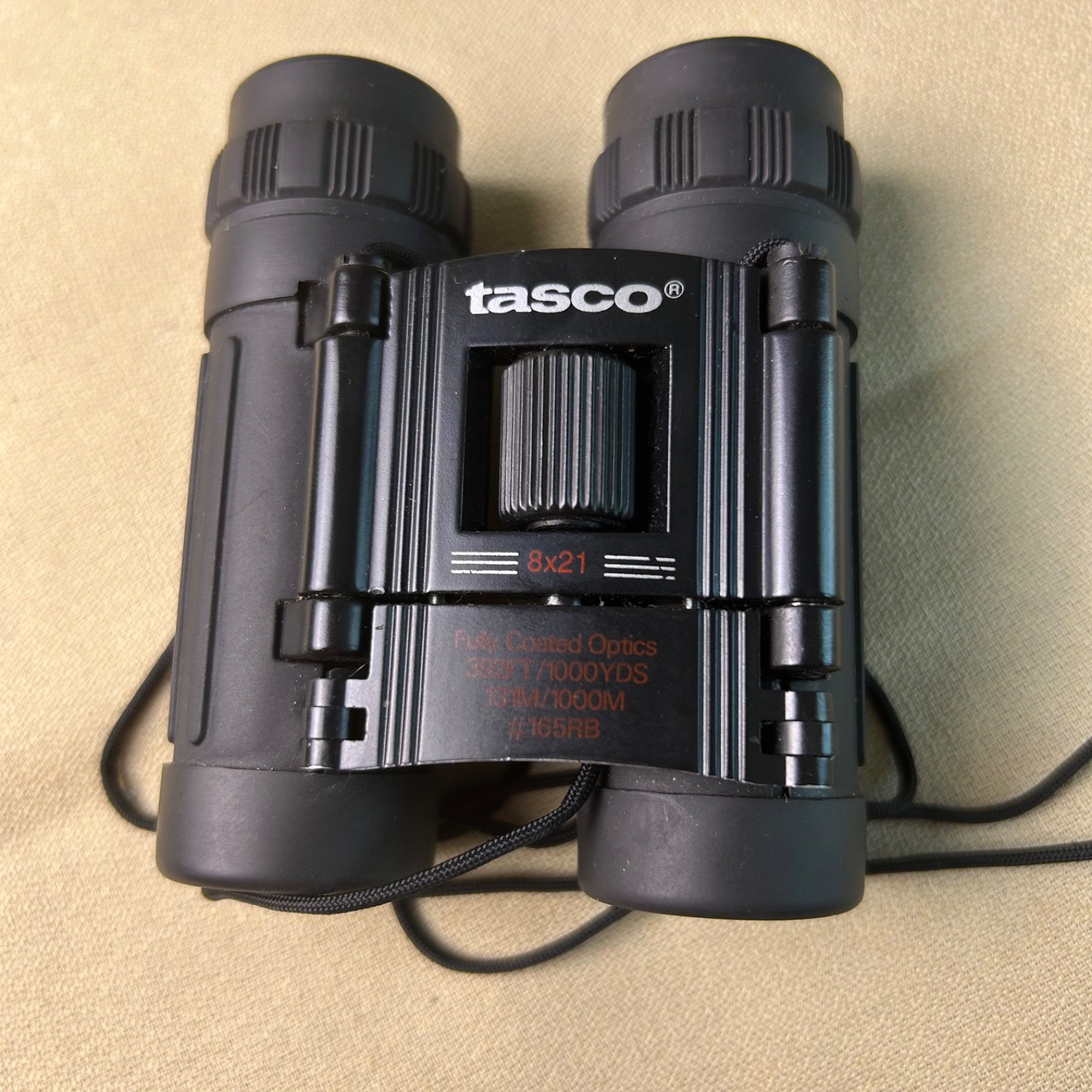 Tasco Essentials 8x21 Compact Binoculars – Fully Coated Optics with Case