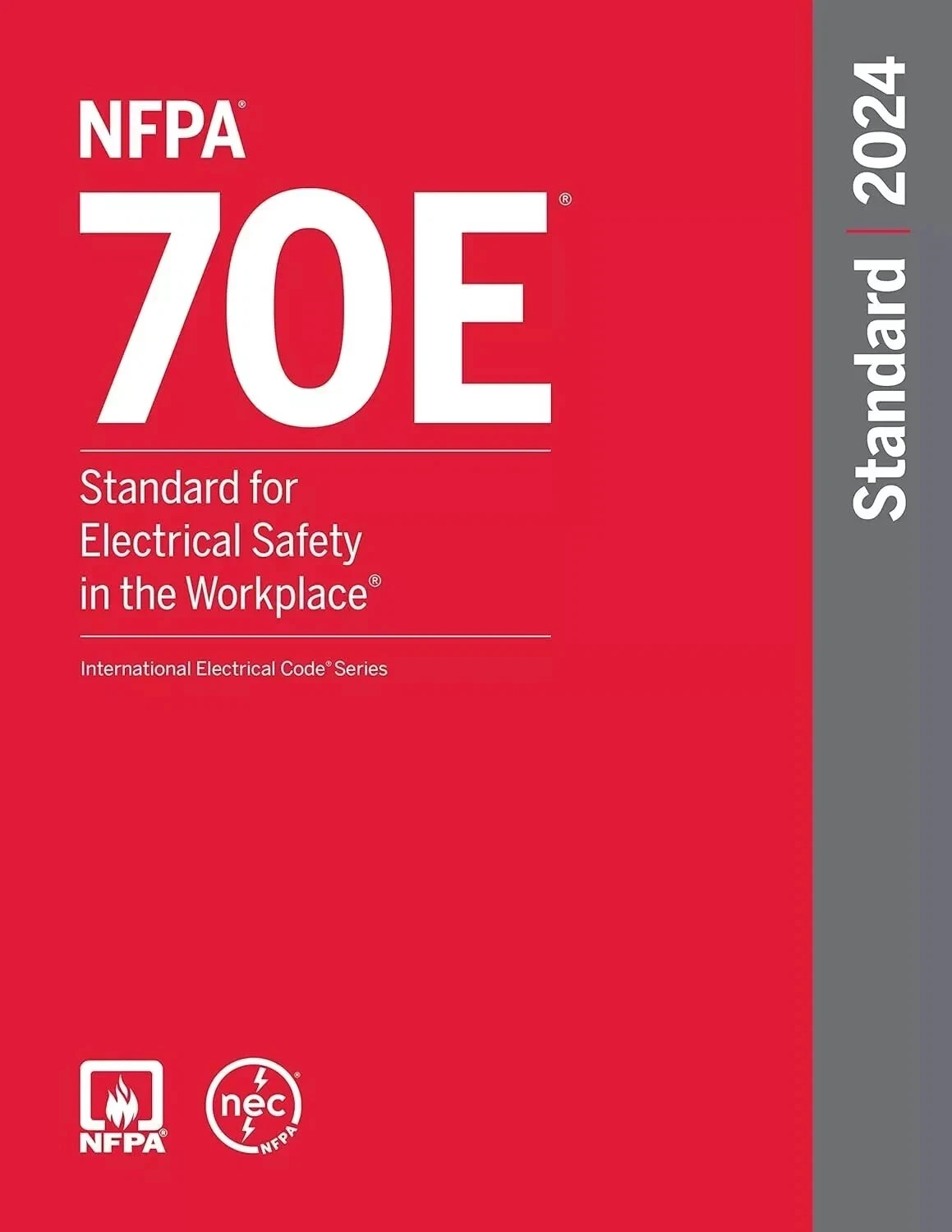 NFPA 70E Standard For Electrical Safety In The Workplace 2024 paperback US ST.