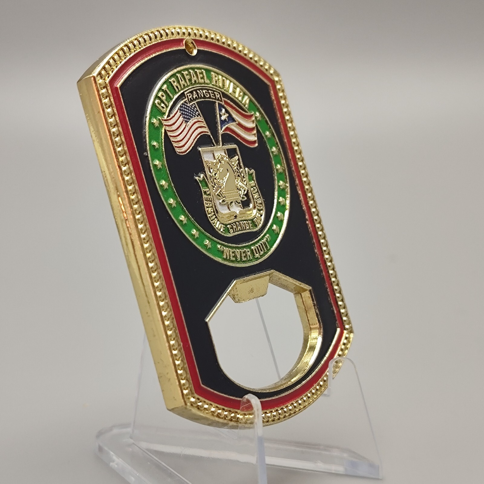 Sustinendum Victoriam Ranger Cpt Rafael Rivera Challenge Coin