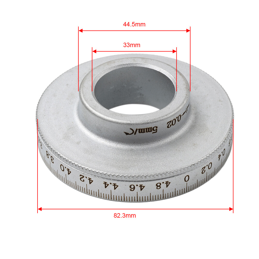 1pc Lifting Scale Ring Dial Cross Graduations Table For Milling Machines 