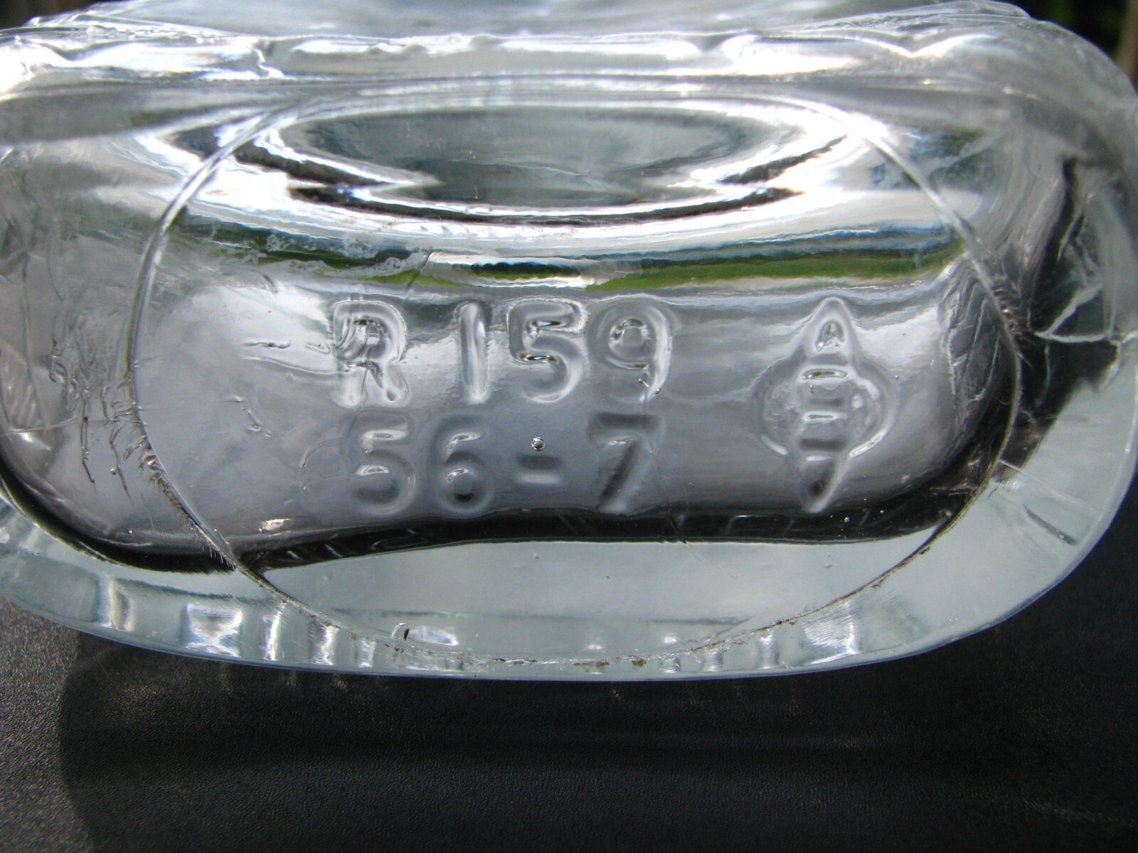 1937 Rectified Liquor Bottle, Flask Style