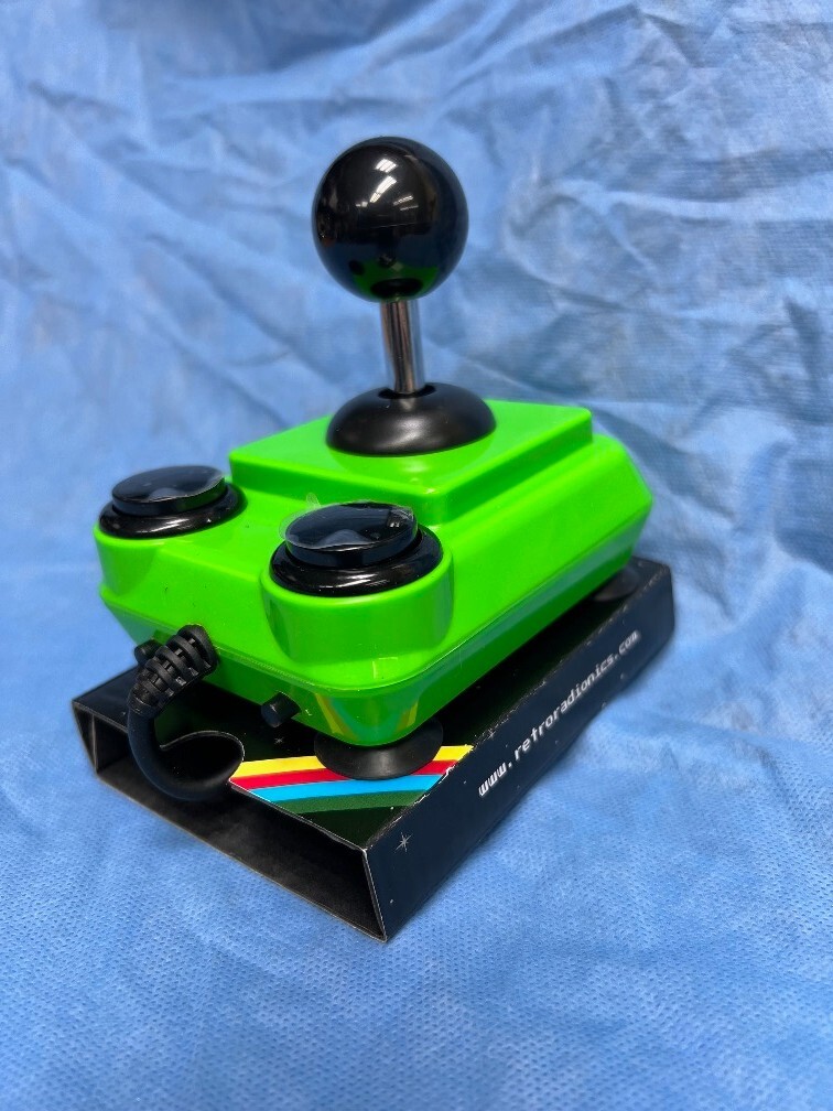 ArcadeR 9-pin (DB9) standard Retro Joystick - Green