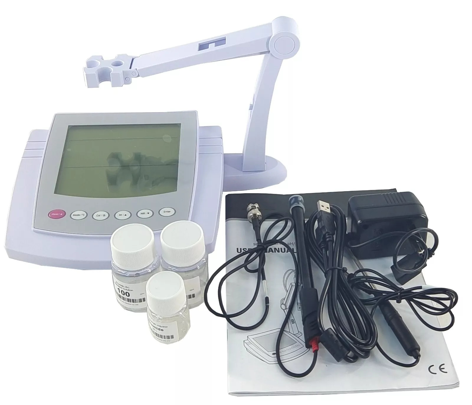 Nitrate Ion Meter with Standard Fluid 500 Groups Data USB Interface Output