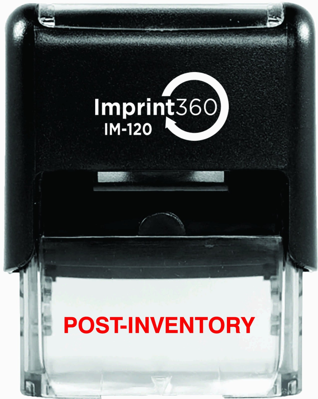 ASIMP1065 PostInventory Heavy Duty SelfInking Rubber Stamp Red 9/16 x 11/2