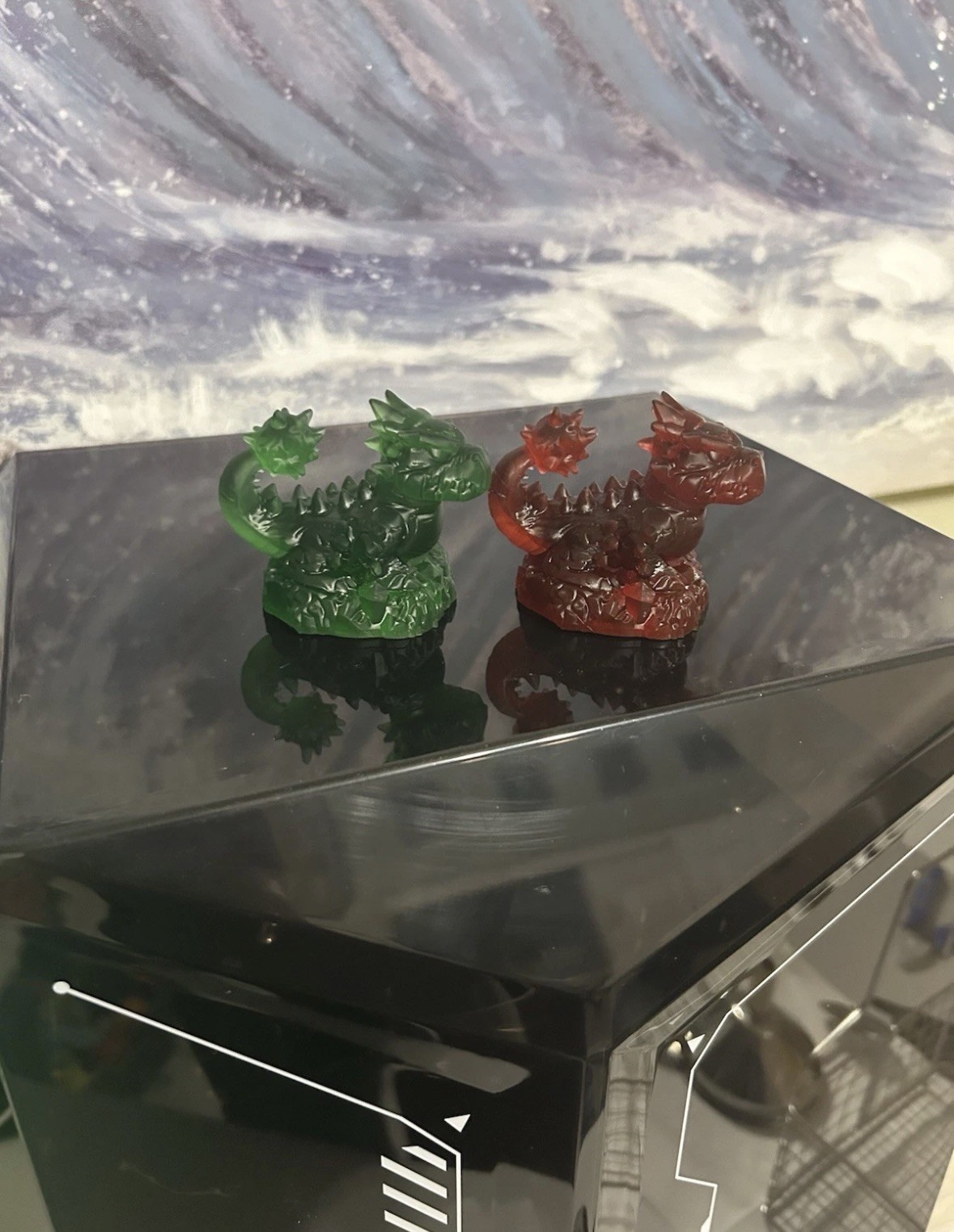 Custom Translucent Resin Skylanders 3D Prints That Will Work In Game (Any Color)