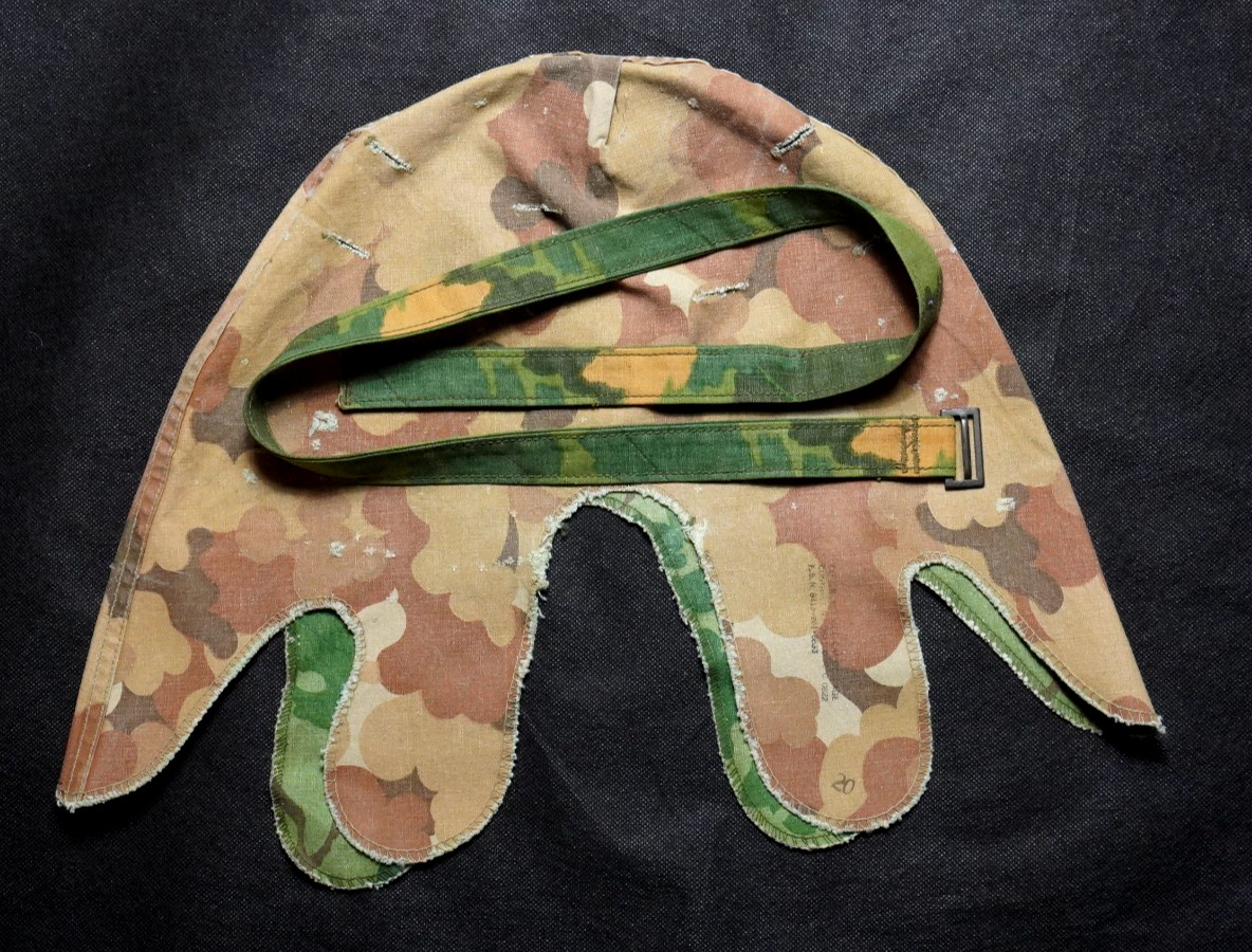 “Original” VIETNAM USGI MITCHELL HELMET COVER + Utility strap