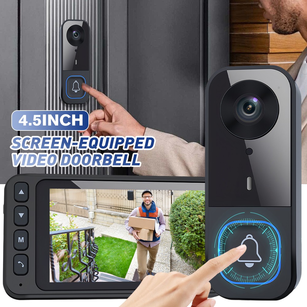 Wireless Doorbell Camera Phone Door Ring Video Intercom Security Night Vision US
