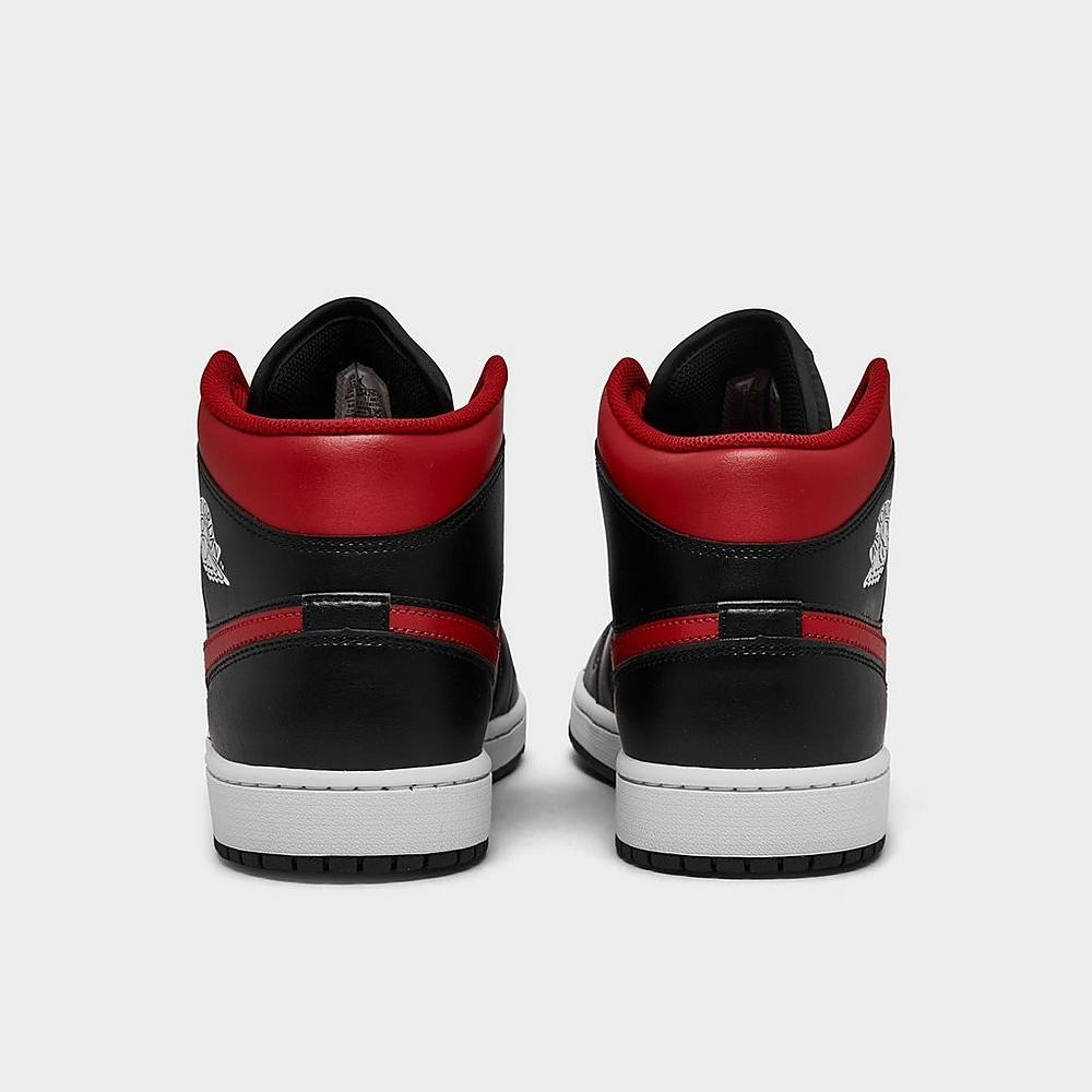 NIB Men Nike Jordan 1 Mid Bred Twist Black/Varsity Red/Summit White DQ8426-067