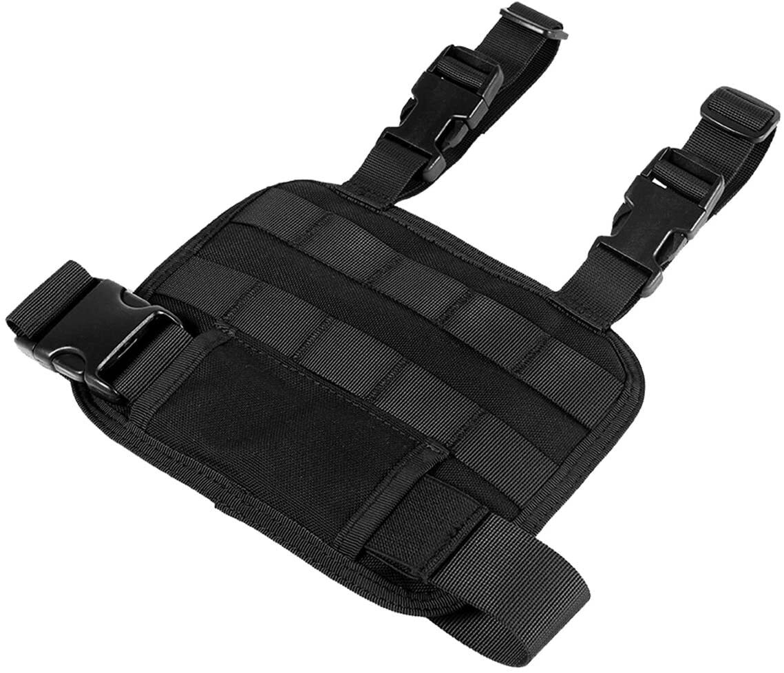 Tactical Modular Thigh Platform Rig Adjustable Molle Drop Leg Pouch Hunting Pack