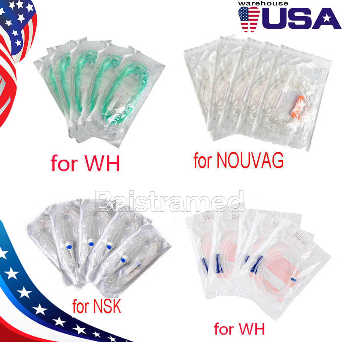 Dental Implant Surgery Irrigation Tubing Disposable Tubes fit for NSK/NOUVAG