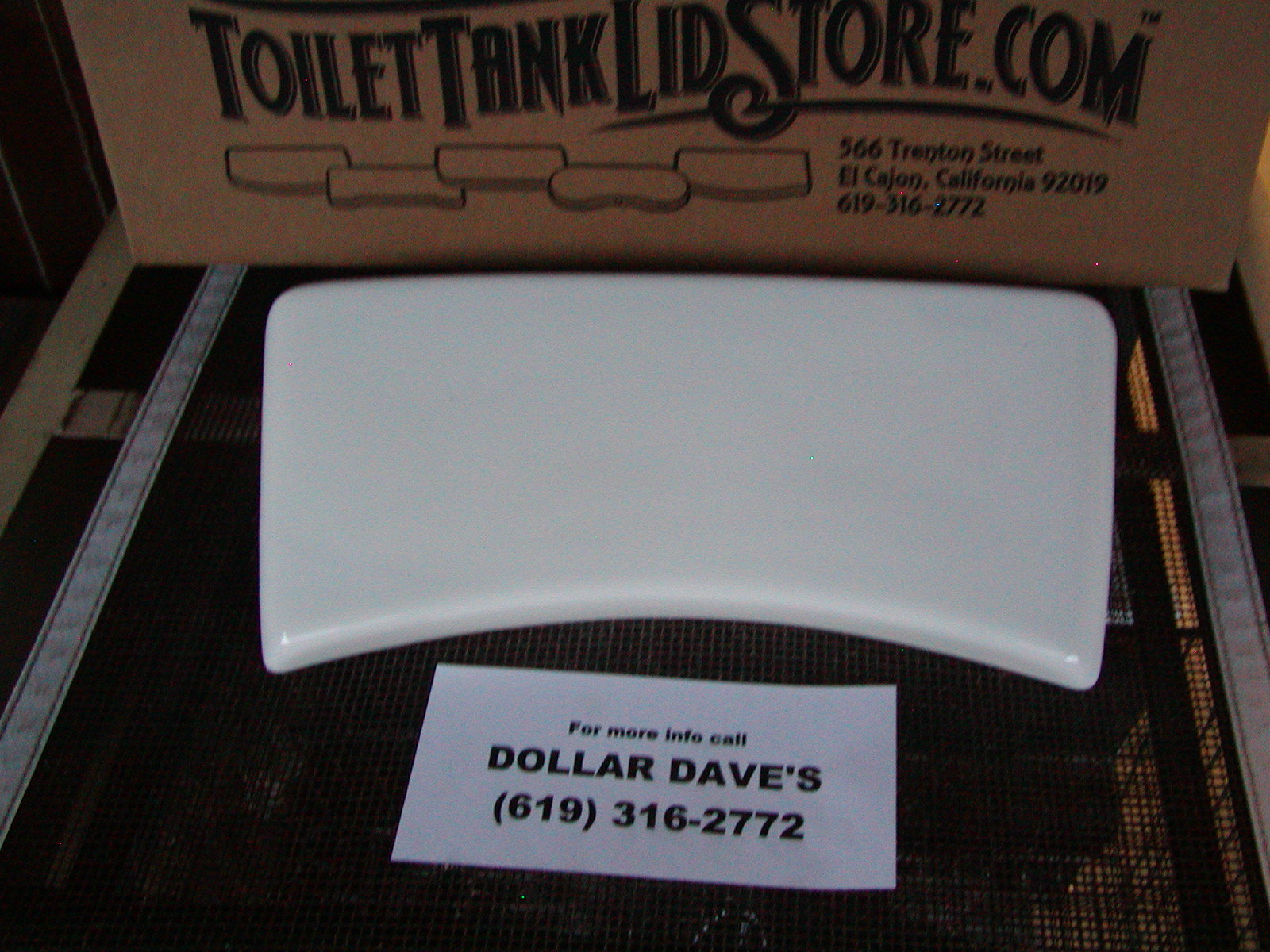 Kohler 1010658 Toilet Tank Lid  White fits K3466 tank San Raphael 3466 NICE 1C2D