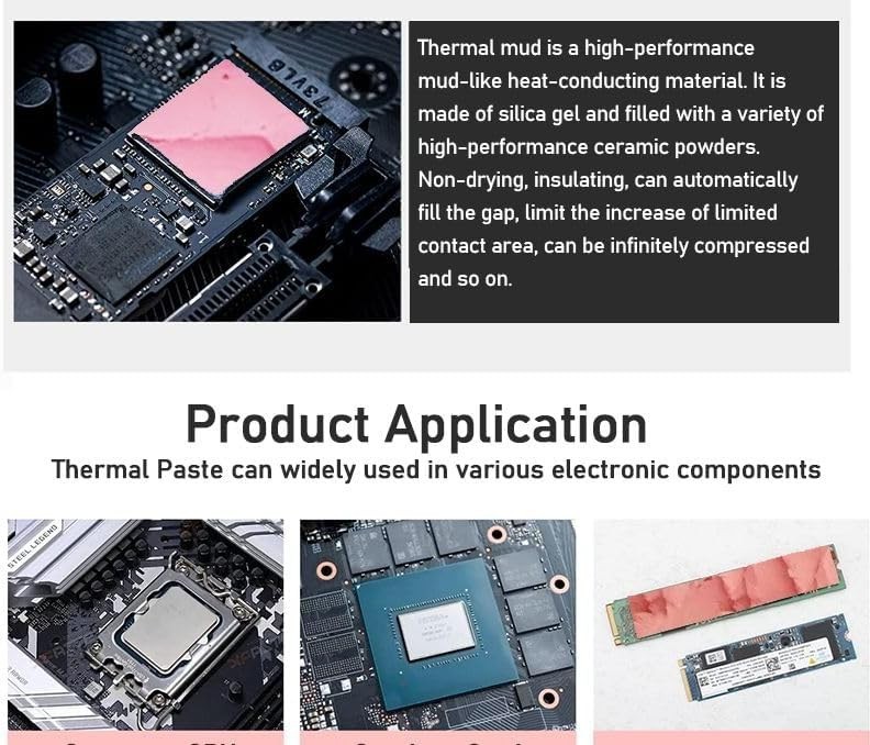 High Performance 10g Thermal Putty for VGA GPU - Compliant Cooling Solution