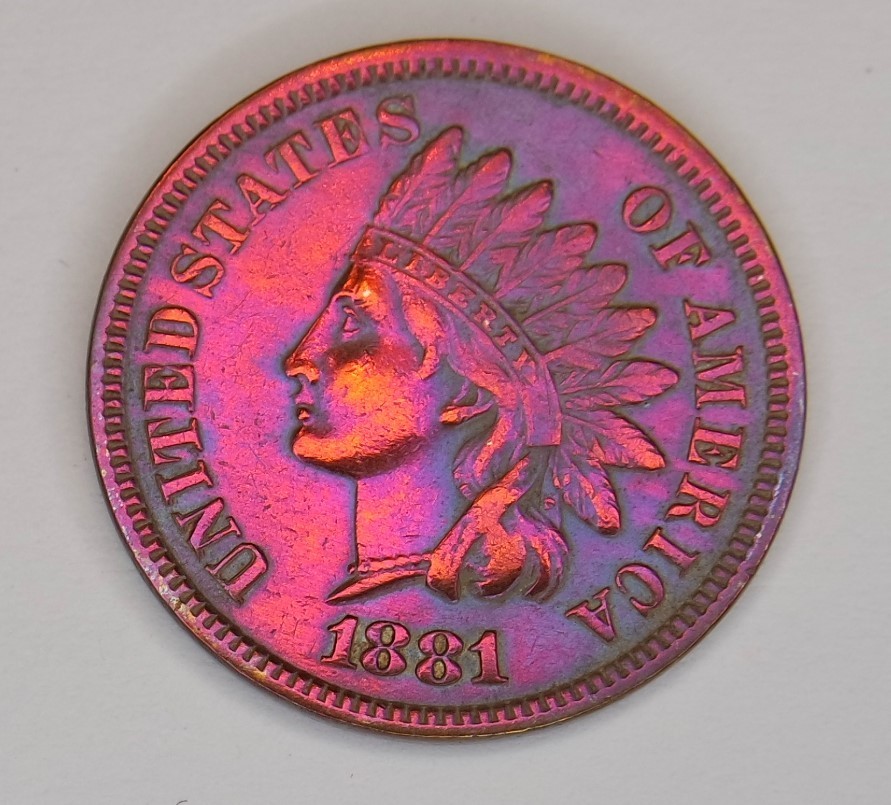 1881 Indian Head Penny  1C***FULL LIBERTY**BEAUTIFUL OLD COIN**