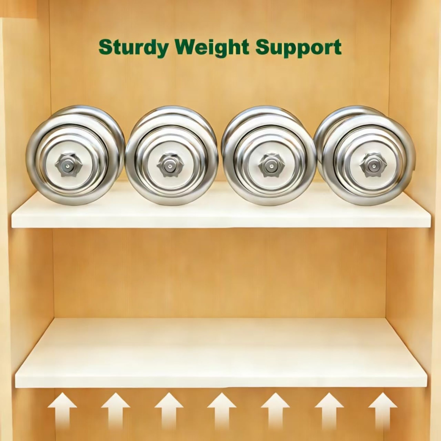 SOFRON Expandable Closet Shelves Organizers, Adjustable Shelf for Cabinet Rac...