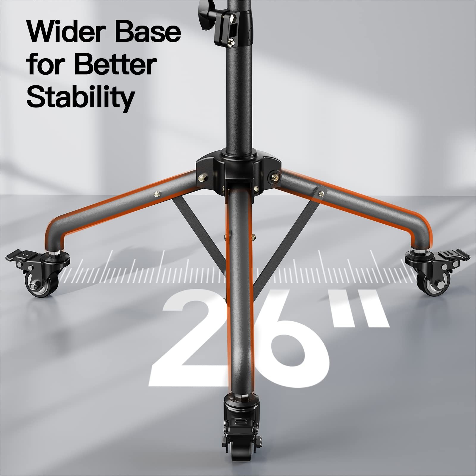 Amada Projector Stand with Wheels, Height Adjustable Rolling Stand with Mouse...