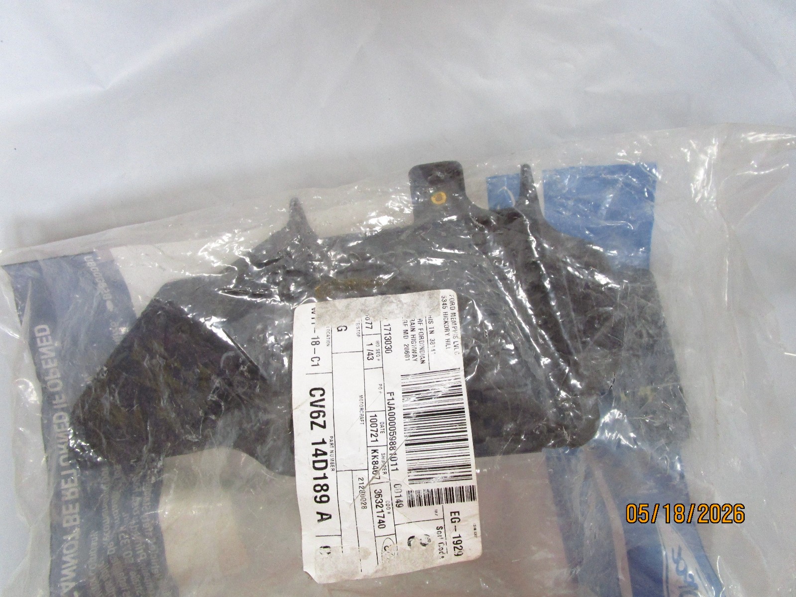 Genuine Ford OEM CV6Z-14D189-A Bracket