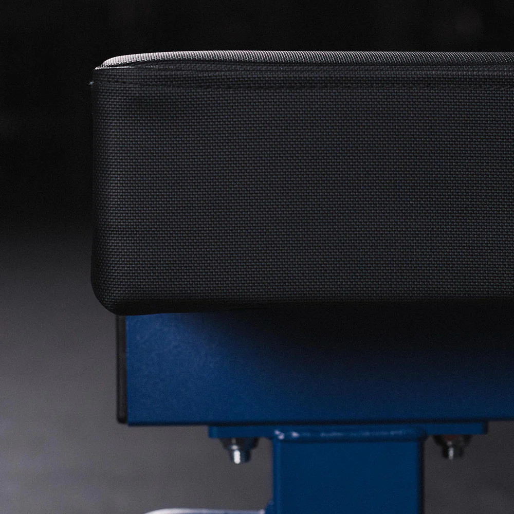 Titan Fitness TITAN Series Single Post Flat Bench, Rated 1,200 LB, Navy Finish