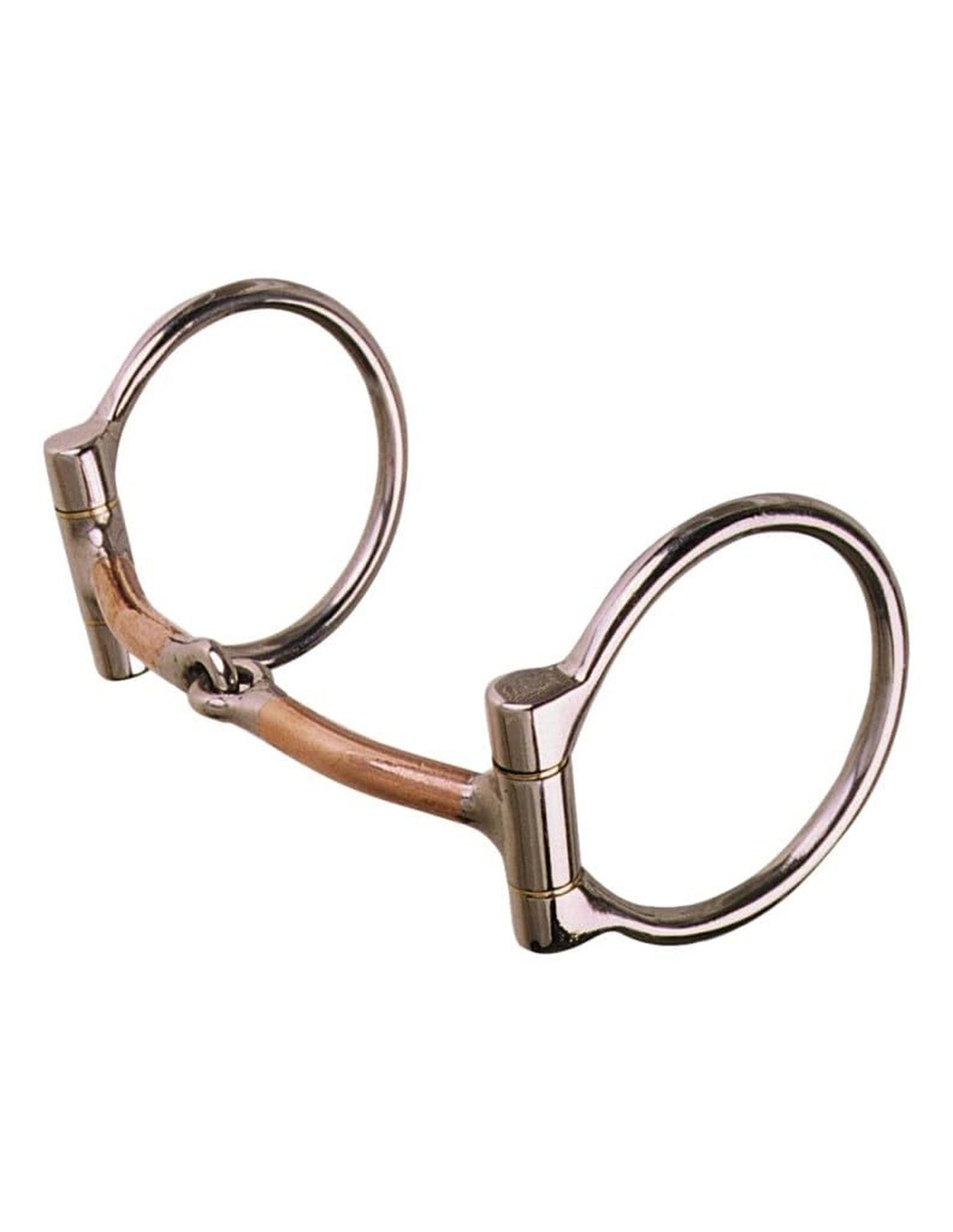 Reinsman 225 Offset Dee Snaffle Bit | 2-Piece Copper Mouthpiece with Smooth F...