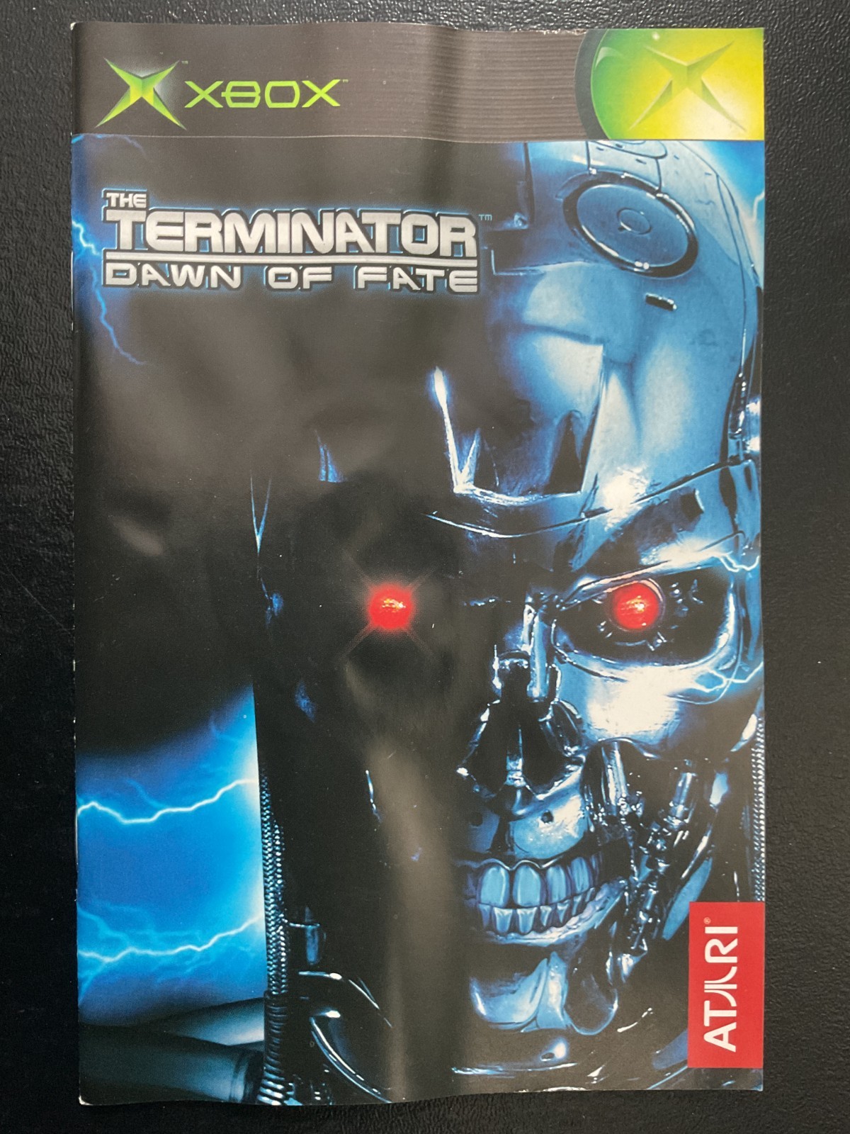 Terminator Dawn of Fate Microsoft XBOX Instruction Manual Only