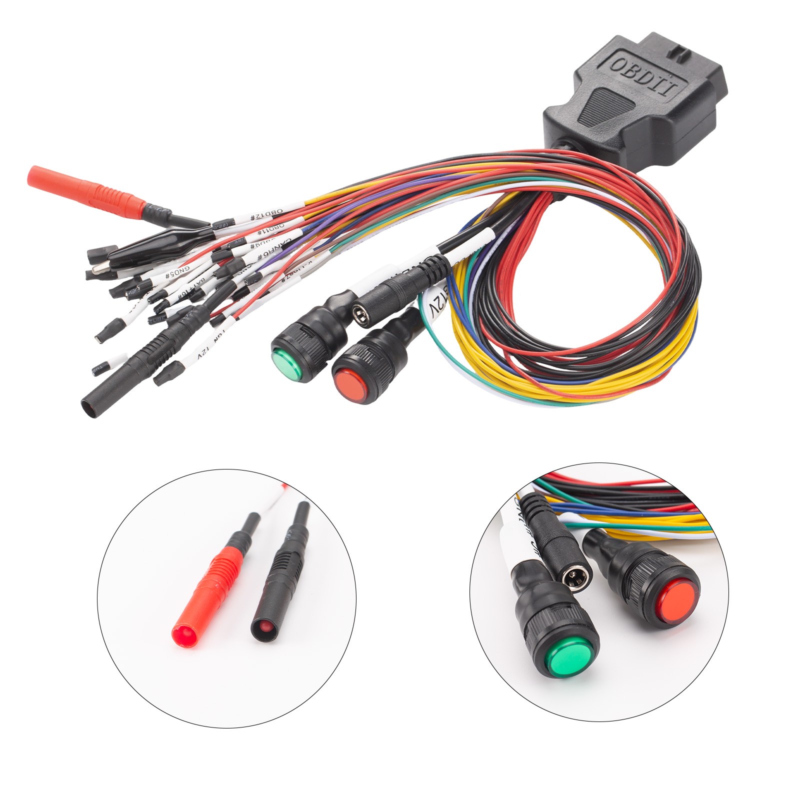 GODIAG Breakout Tricore Cable Full Protocol OBD2 Jumper Cable Pinout Cable