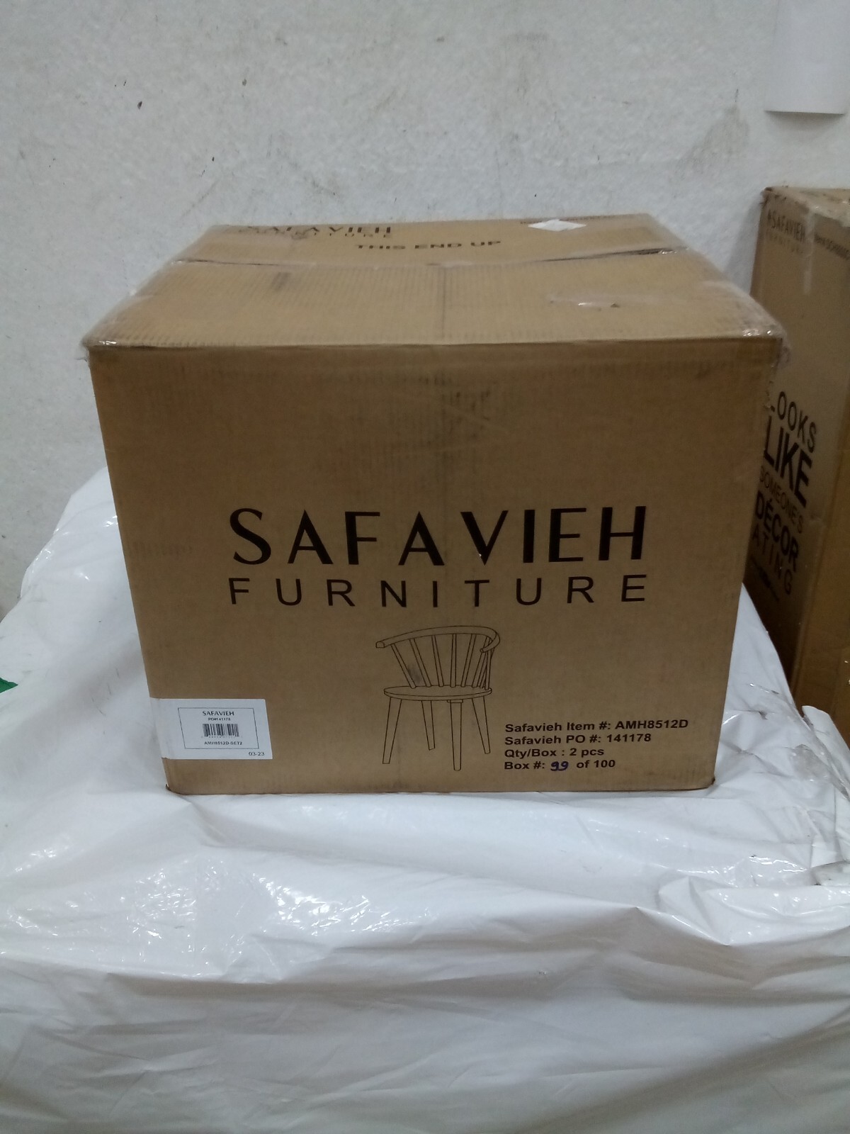 Safavieh BLANCHARD SIDE CHAIR, Reduced Price 2172724537 AMH8512D