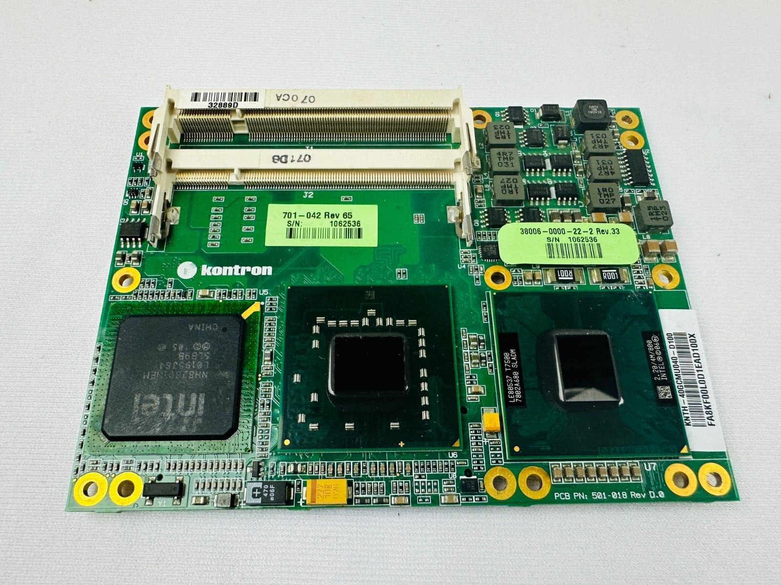 Kontron 38006-0000-22-2 CPU Board