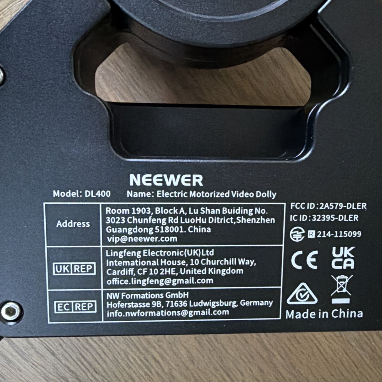 Neewer DL400 Tabletop Motorized Camera Dolly