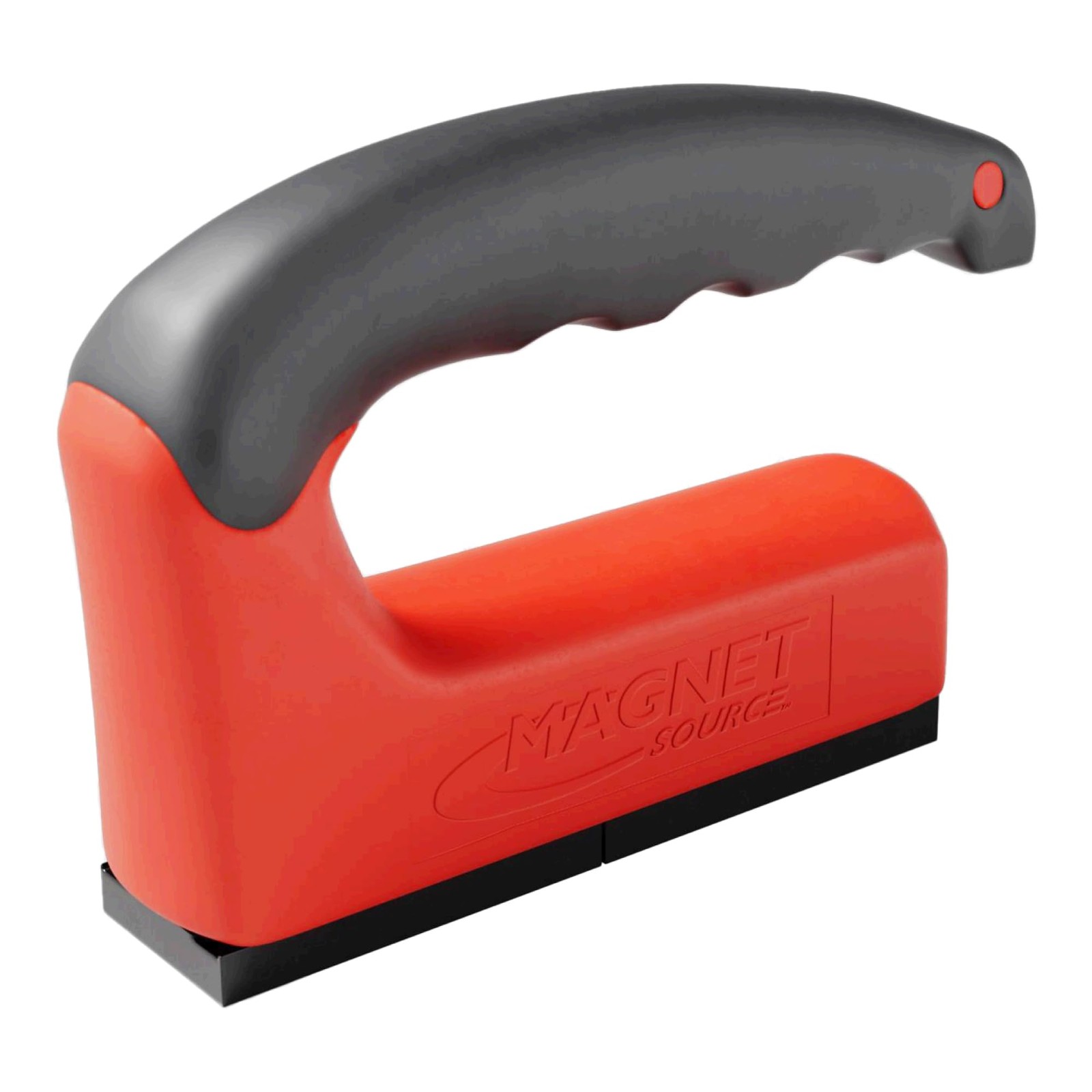 Master Magnetics Strong Magnet with Ergonomic Handle - 100 lb Pack of 1, Red