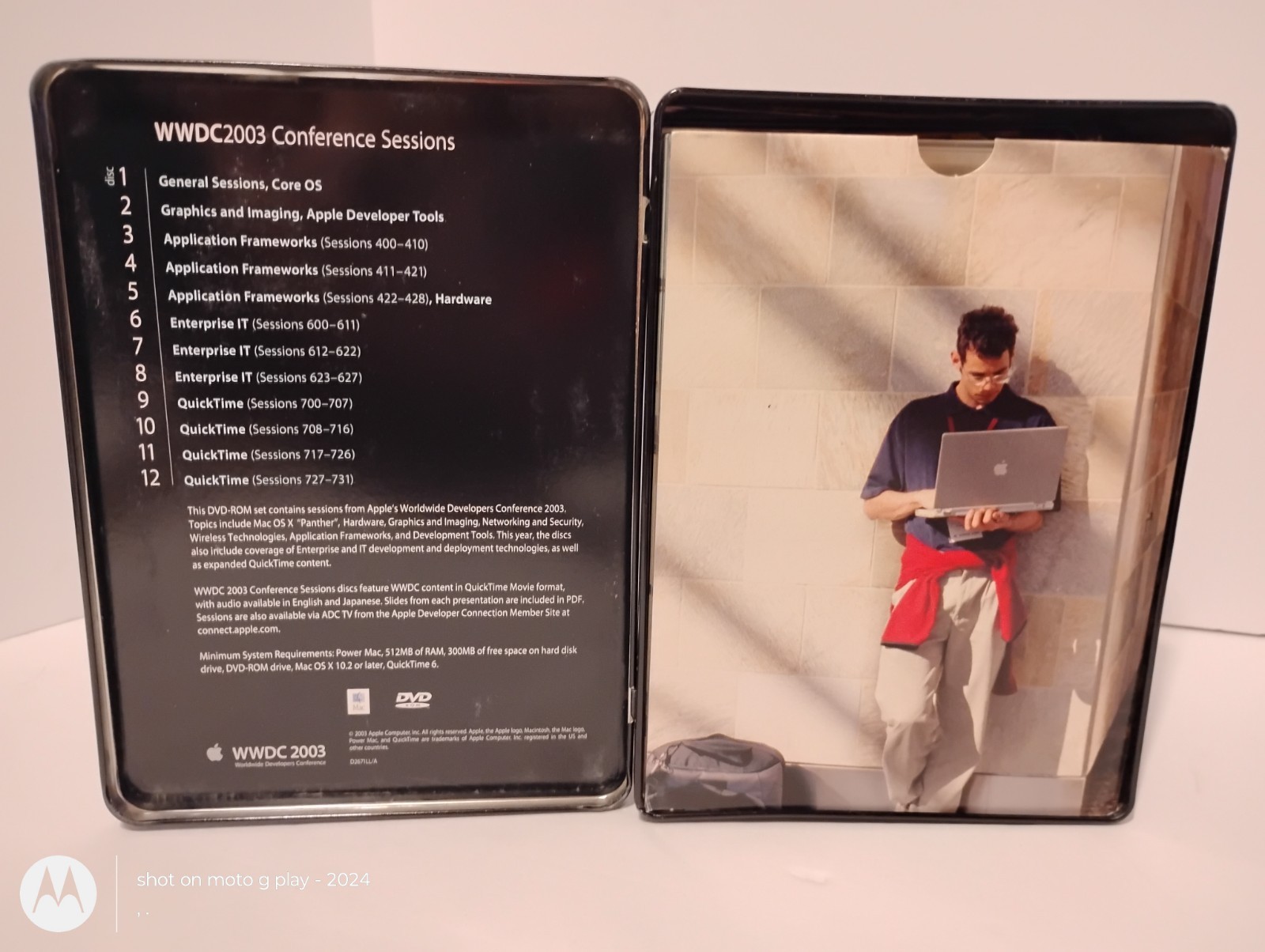 Apple WWDC 2003 Worldwide Developers Conference Sessions DVD Set Complete. s3