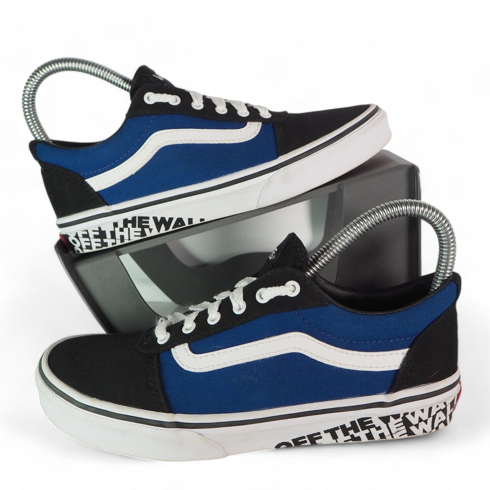 Vans Ward OTW Skate Sneakers Black / Blue / White Youth 4