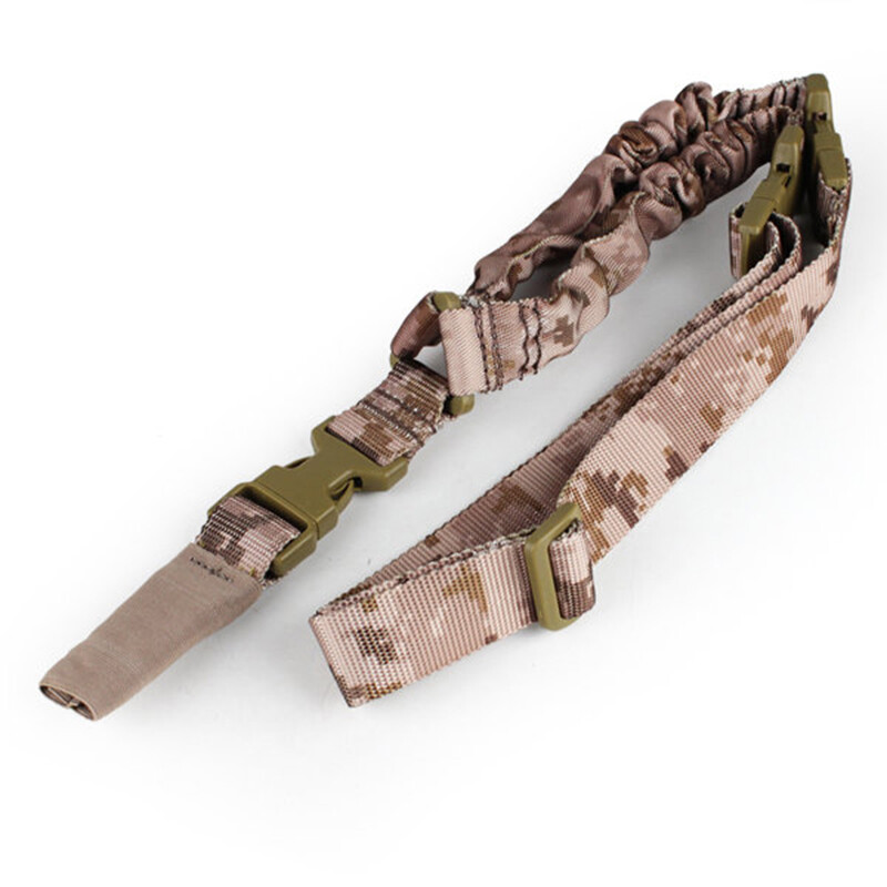 WST Tactical Single Point Sling Bungee Adjustable Quick Hook Rifle Sling Hunting