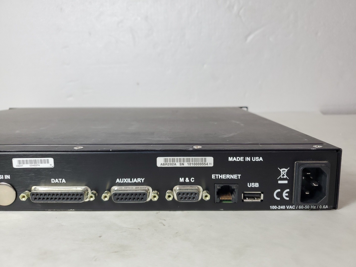 Tiernan ABR202A Professional SCPC/MCPC Audio Broadcast Receiver
