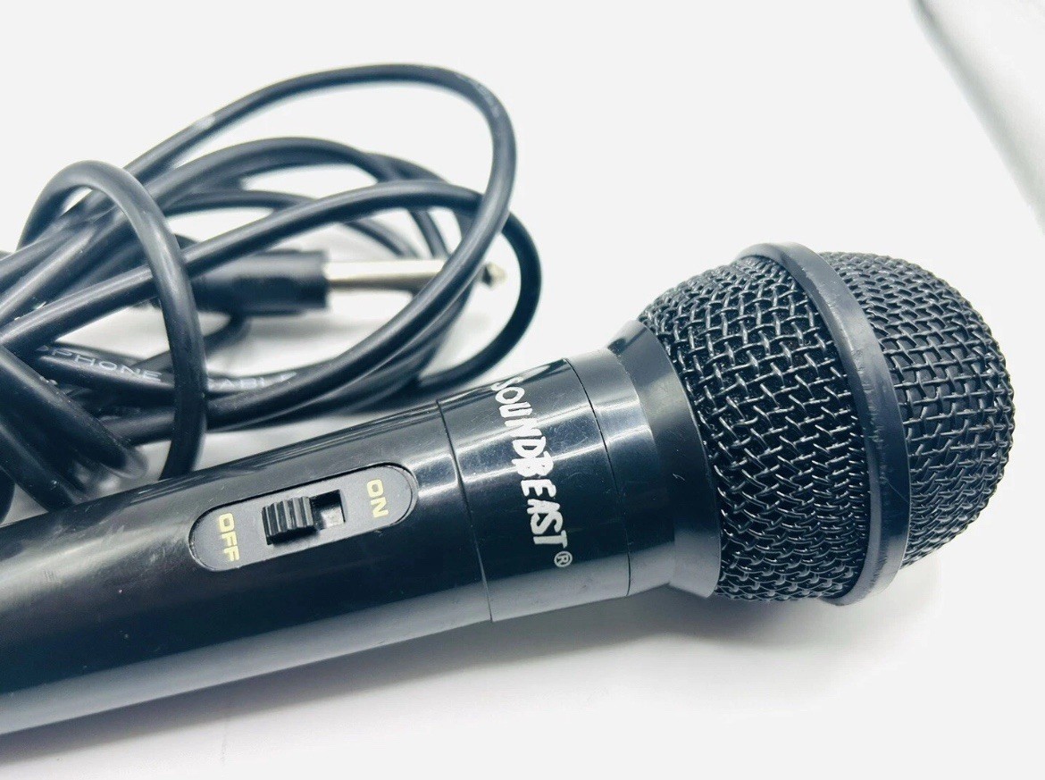 Soundbeast Microphone- Long Cable / Karaoke Microphone ( Preowned)