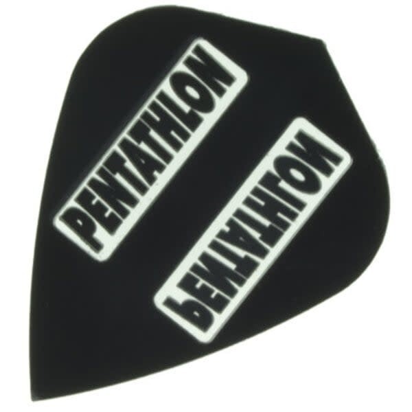Pentathlon Black Kite Dart Flights - 5 Sets