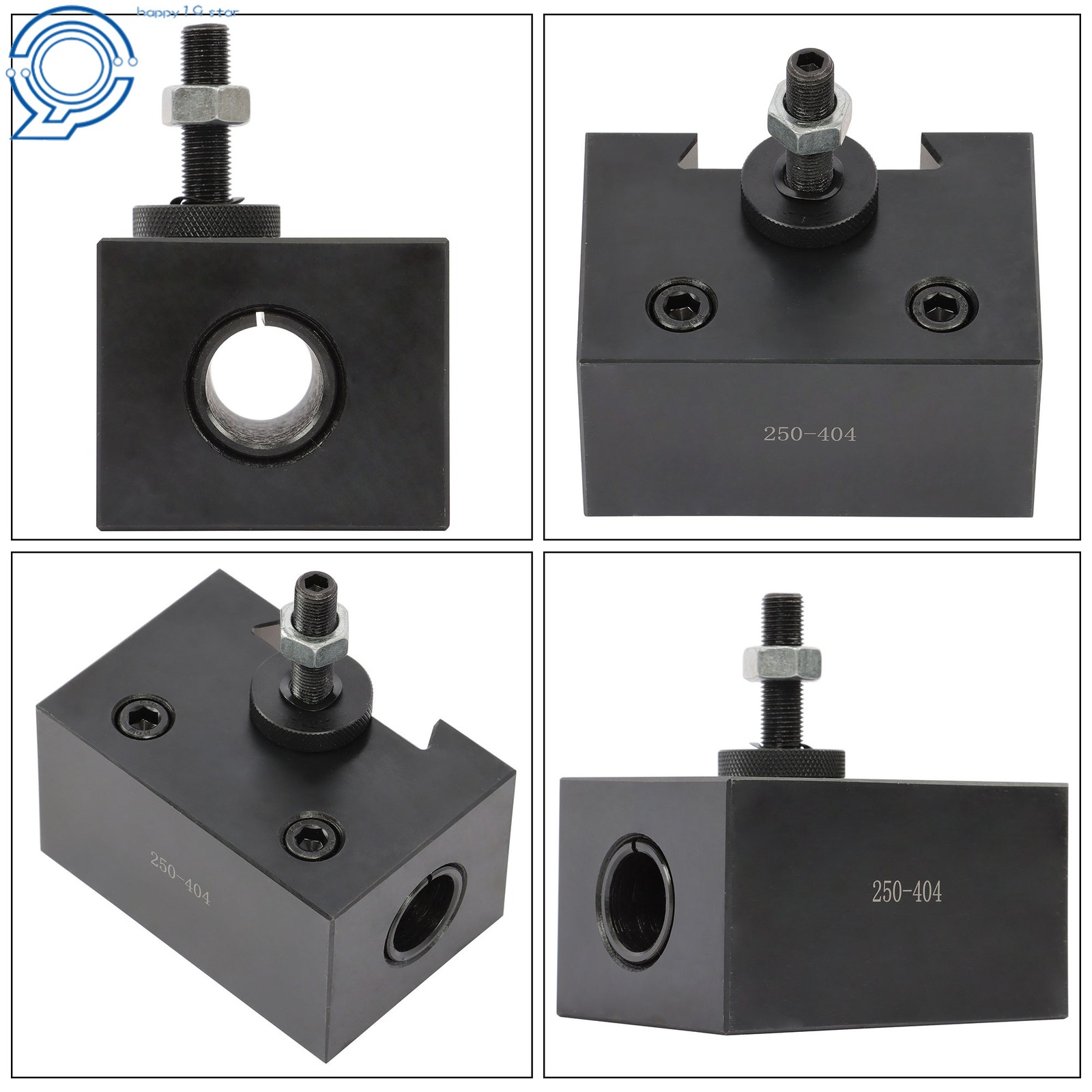 Quick Change CA #4 Tool Post Set 250-404 for Lathe Turning Operations