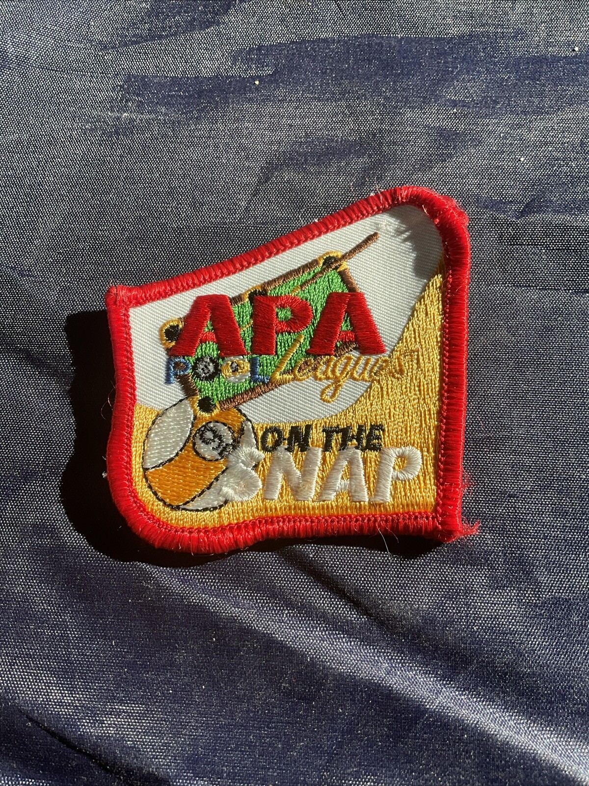 APA Pool Leagues 9 On The Snap, American Pool Players Association Patch