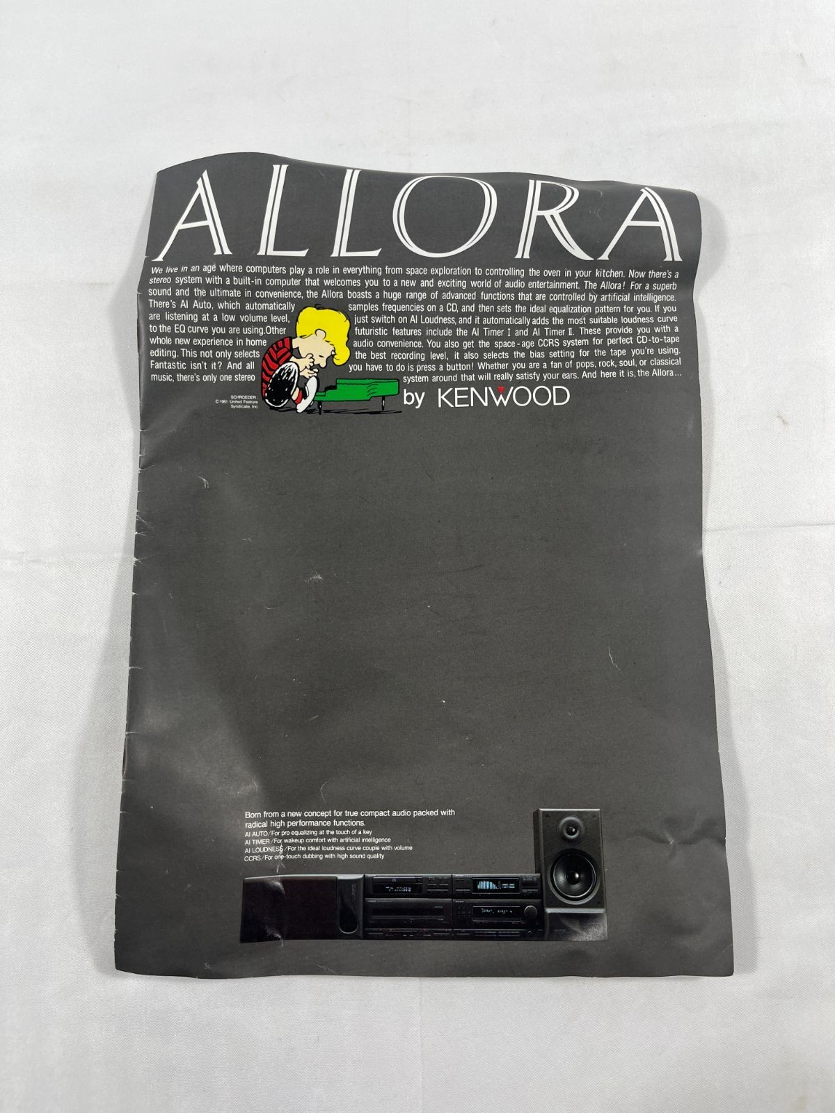 Kenwood Kenwood ALLOR AlolCatalog 1990 Audio Acoustic Booklet Heisei Heisei