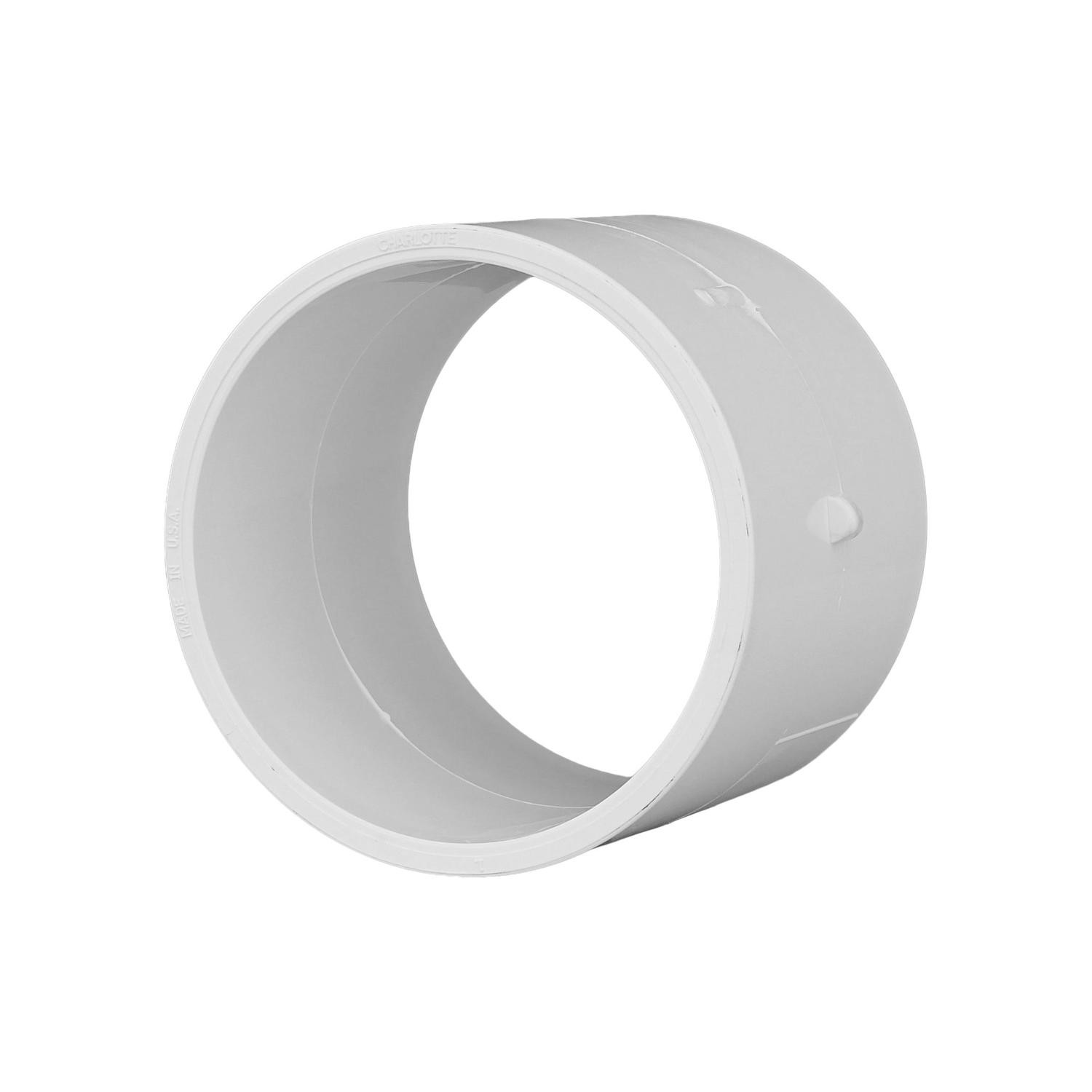 Charlotte Pipe Schedule 40 3 in. Hub T X 3 in. D Hub PVC Repair Coupling