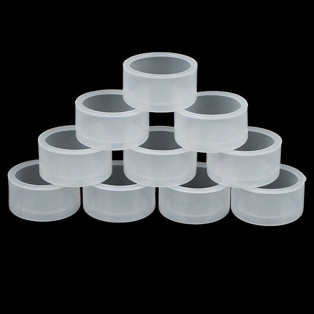 Push Button Switch Cover Clear Petroleum Reasonable Structure Rubber 10pcs