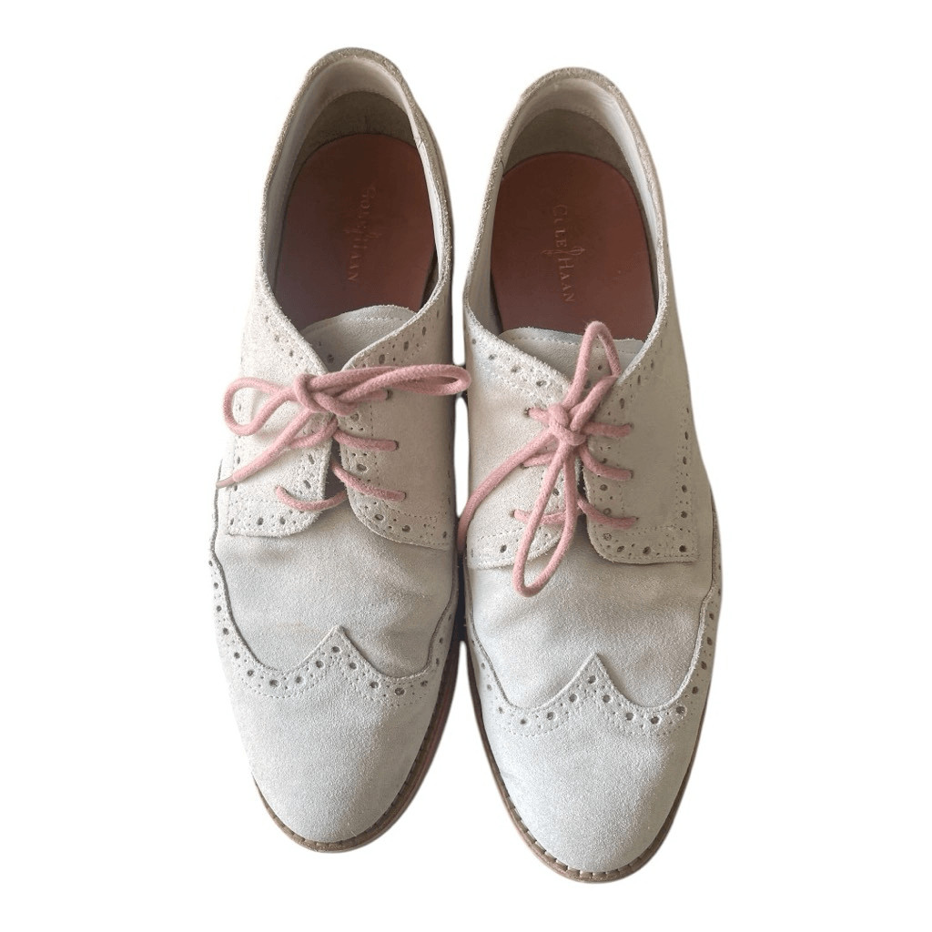 Men’s Cole Haan Light Tan Suede Lunagrand  Preppy Gorpcore Shoes Size 10B