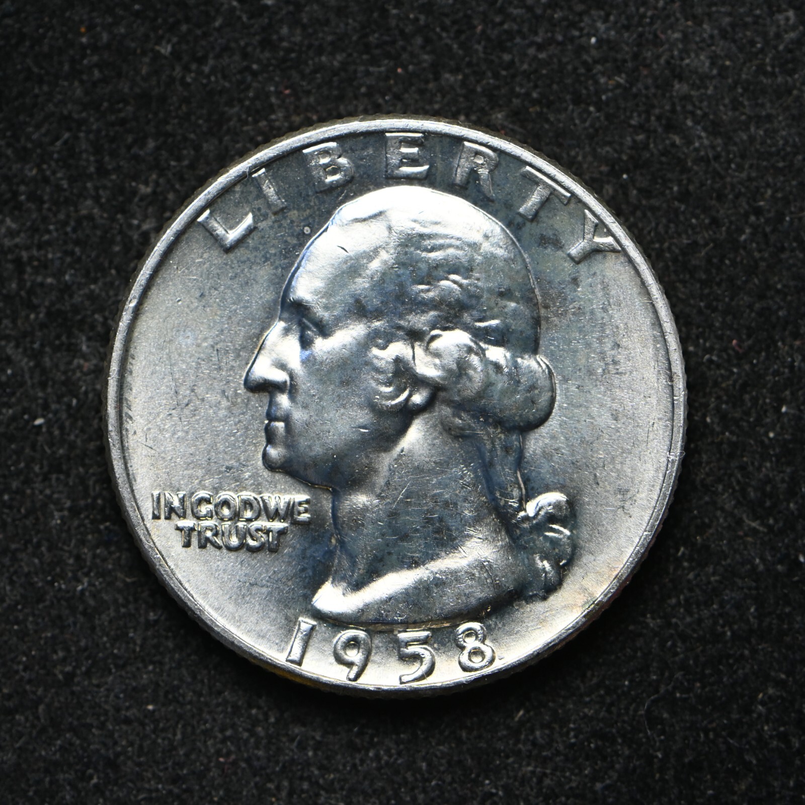 1958-D Washington Silver Quarter BU++ (bb17173)