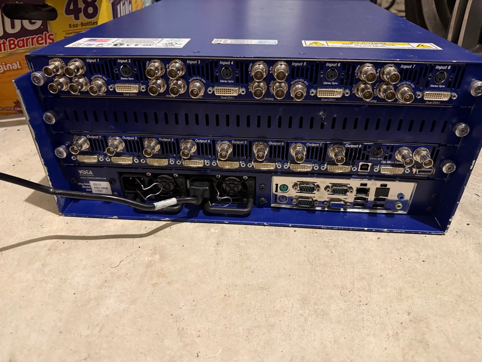 Vista Systems Spyder X20-0808 Video Processor CG01B2C