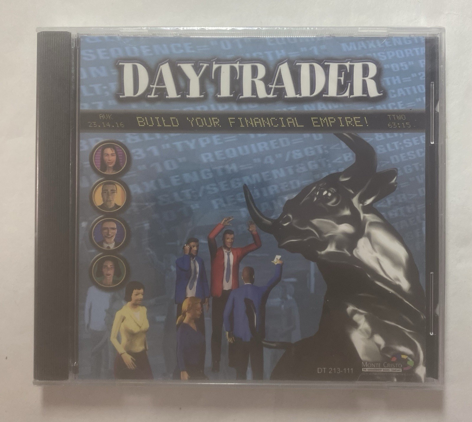 Day Trader PC Game CD Trade Buy & Sell Stocks Build Your Financial Empire New!