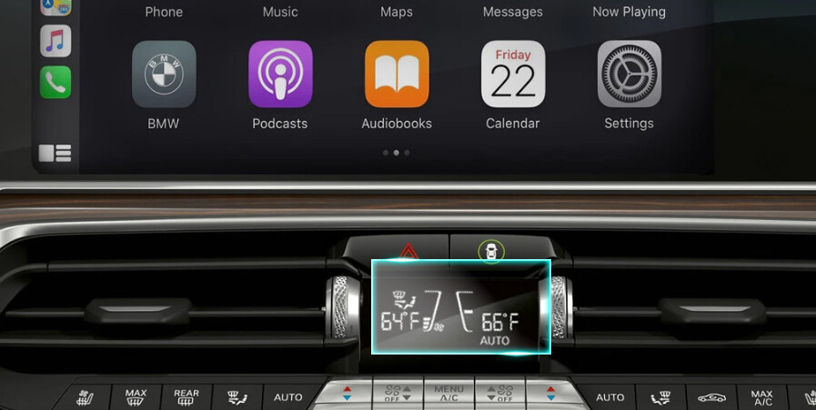 Crystal Clear Screen Protector 2022 BMW Tempeture Control Vehicle Navigation