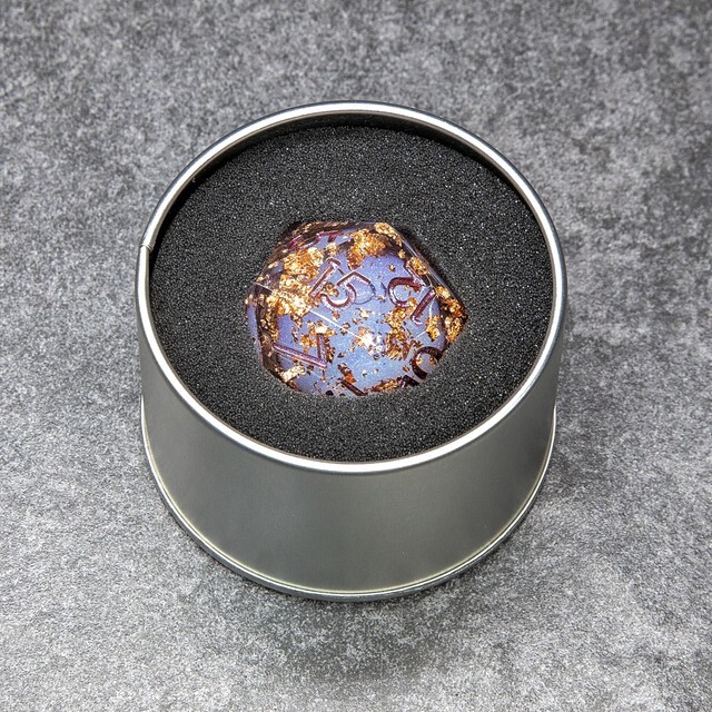 Sage's Void Souls - 33mm Liquid-Core D20 Sharp Edge Resin Dice | DnD Set RPG