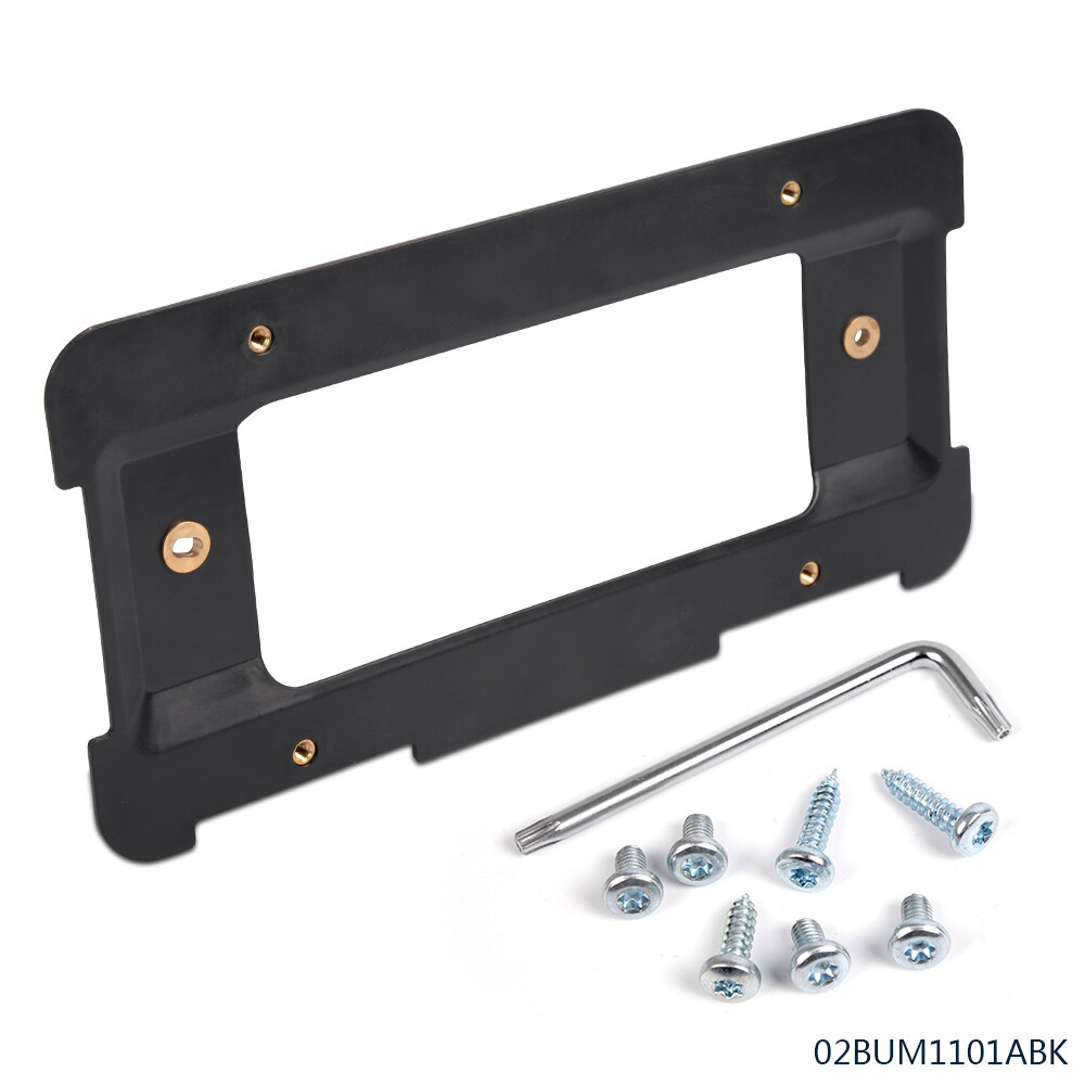 Fit for BMW W/ SCREWS Rear License Plate Mount Frame Tag Holder Bumper Bracket