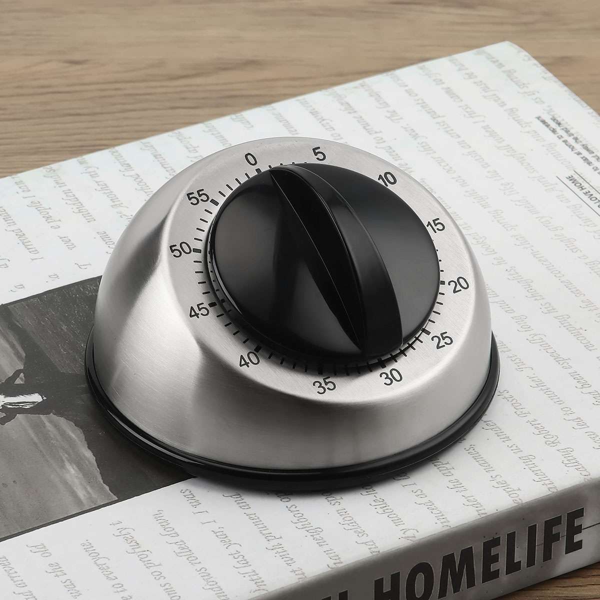 Kitchen Cooking Timer Alarm Count Down Mechanical Timer 60 Minutes Counter Bell