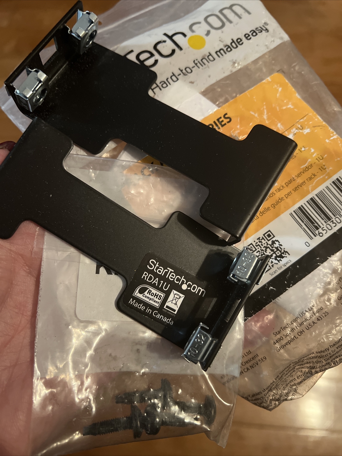 StarTech Rail Depth Adapter Kit For Server Racks -rda 1U