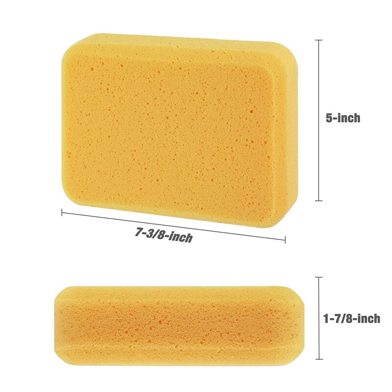 Goldblatt 4"X12" Grout Float 3 Pack Sponges Floor Tile Grout Tools Molded Rubber