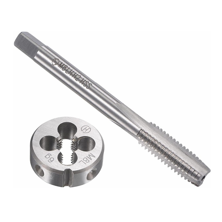 US Stock HSS M8 x 1.25mm Tap & M8 x 1.25mm Die Metric Thread Left Hand M1015